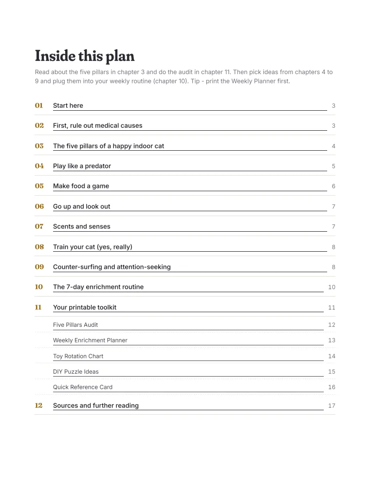 Contents page