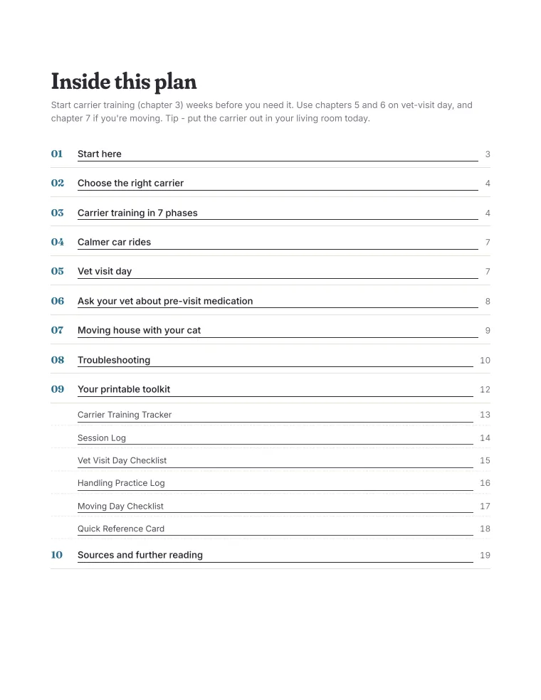 Contents page