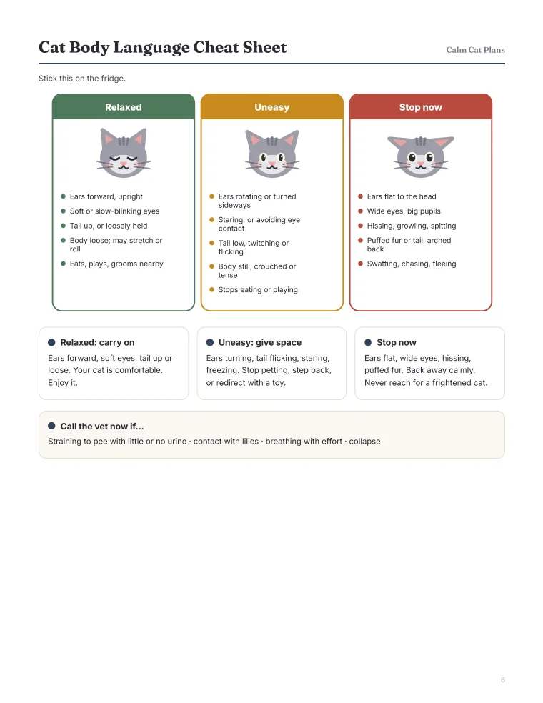 Printable cheat sheet