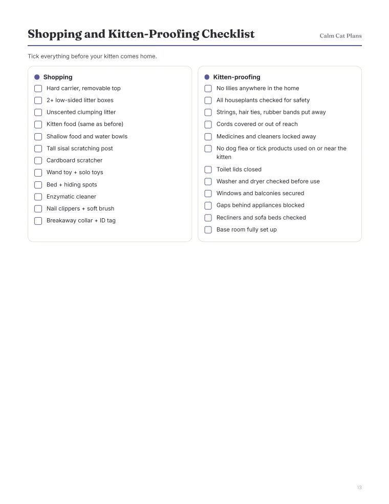 A printable page