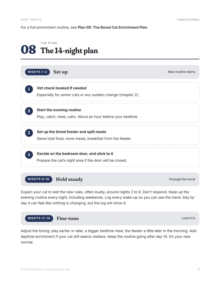 A step-by-step page