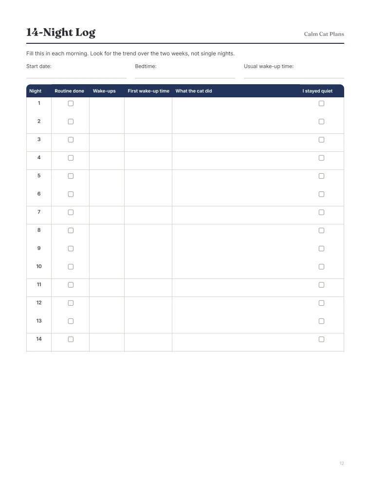 A printable page
