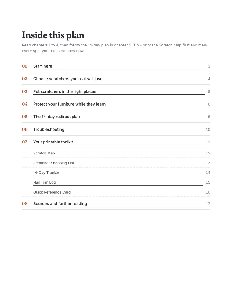 Contents page