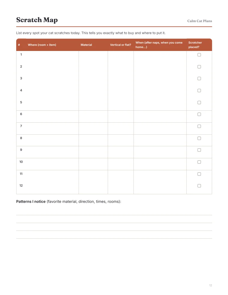 A printable page