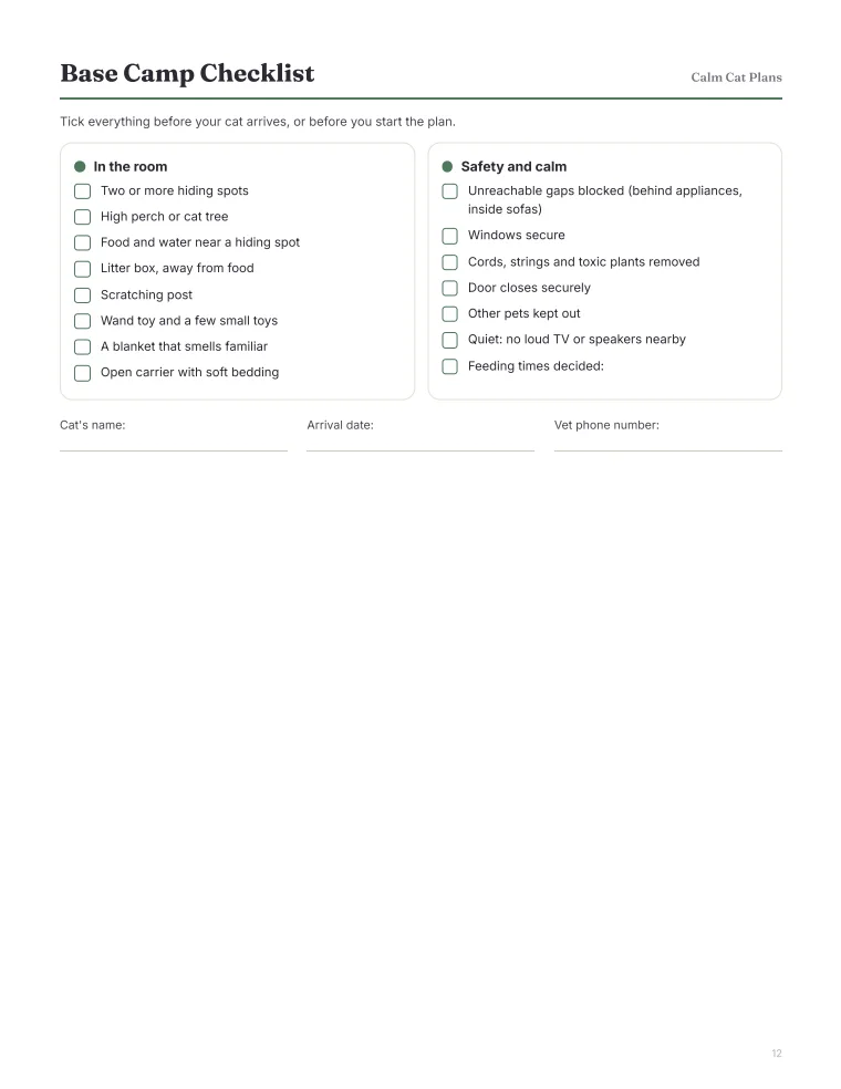 A printable page